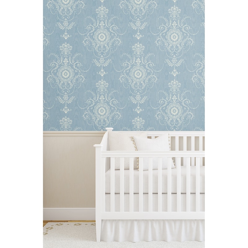 Seabrook Designs Colette Cameo Nonwoven Unpasted Wallpaper
