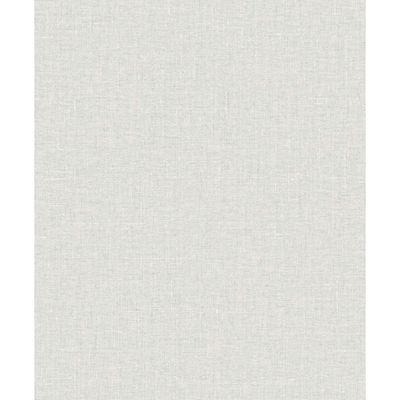 Seabrook Designs Abington Faux Linen Nonwoven Unpasted Wallpaper - 20.9 in. W x 33 ft. L - Greige