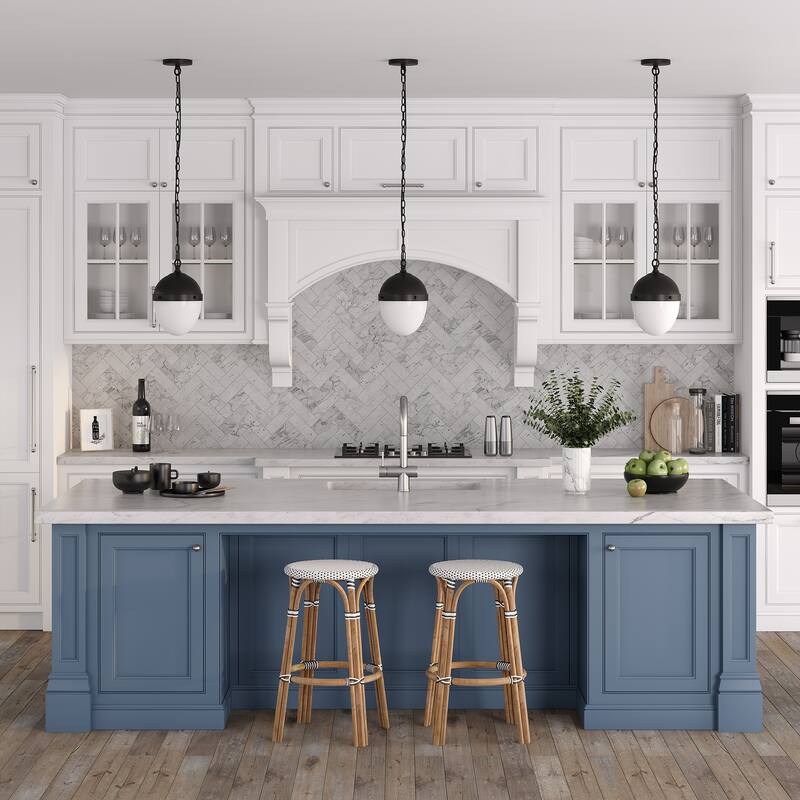 Aurelia 9" Wide Pendant with Glass Shade - 9.13" Wide
