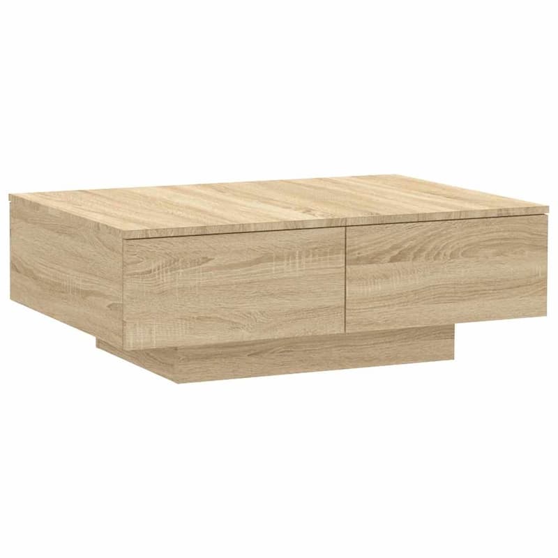 vidaXL Coffee Table Accent Side End Sofa Table for Living Room Engineered Wood - 35.4" x 23.6" x 12.2"