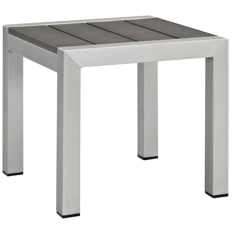 Shore Sunbrella® Fabric Aluminum Outdoor Patio Aluminum 3 Piece Outdoor Patio Set