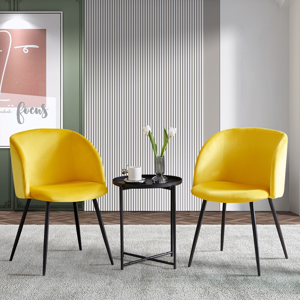 Fabric bucket dining 2025 chairs