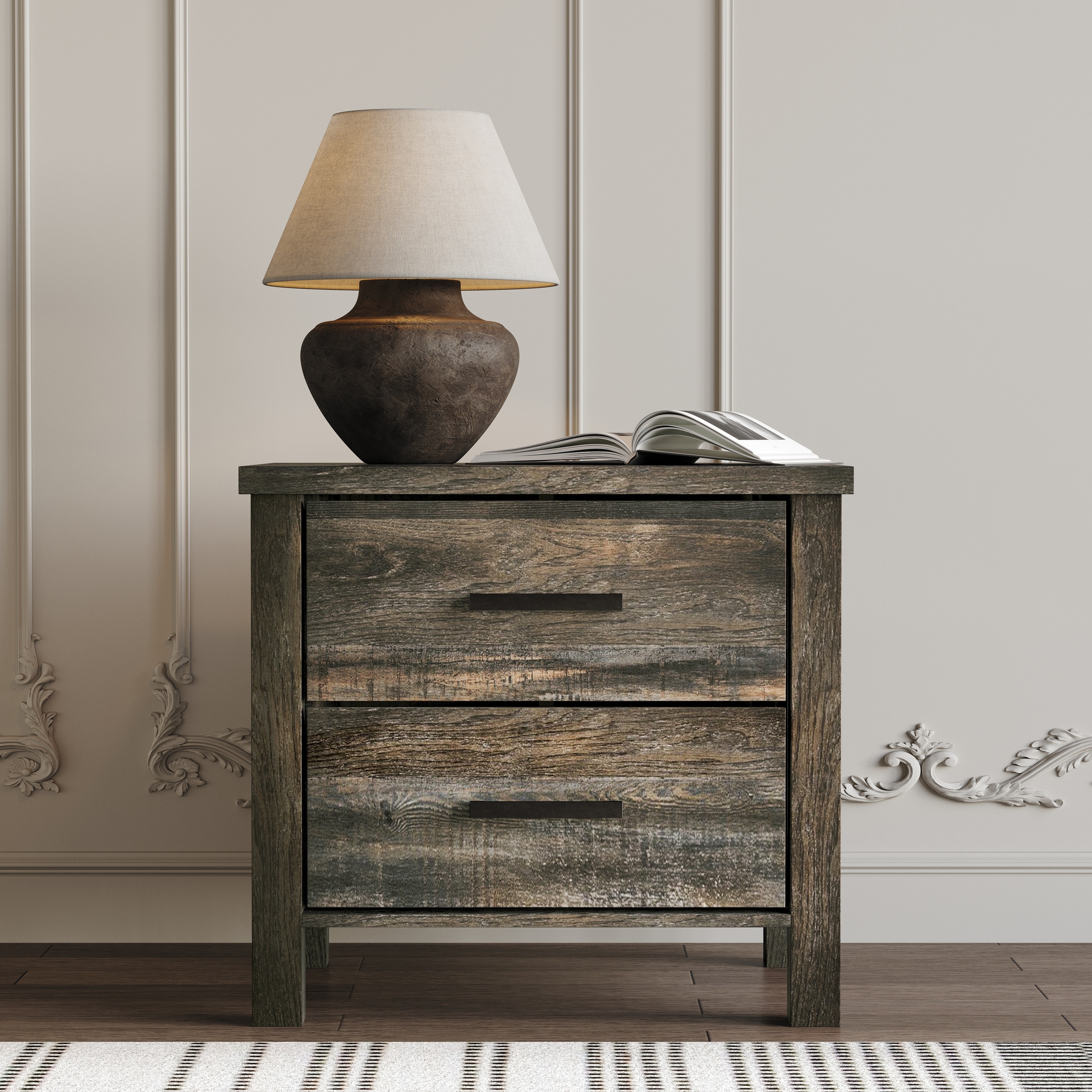 Mader 2 Drawer Nightstand