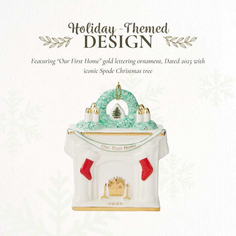 Spode First Home Fireplace Ornament 2025