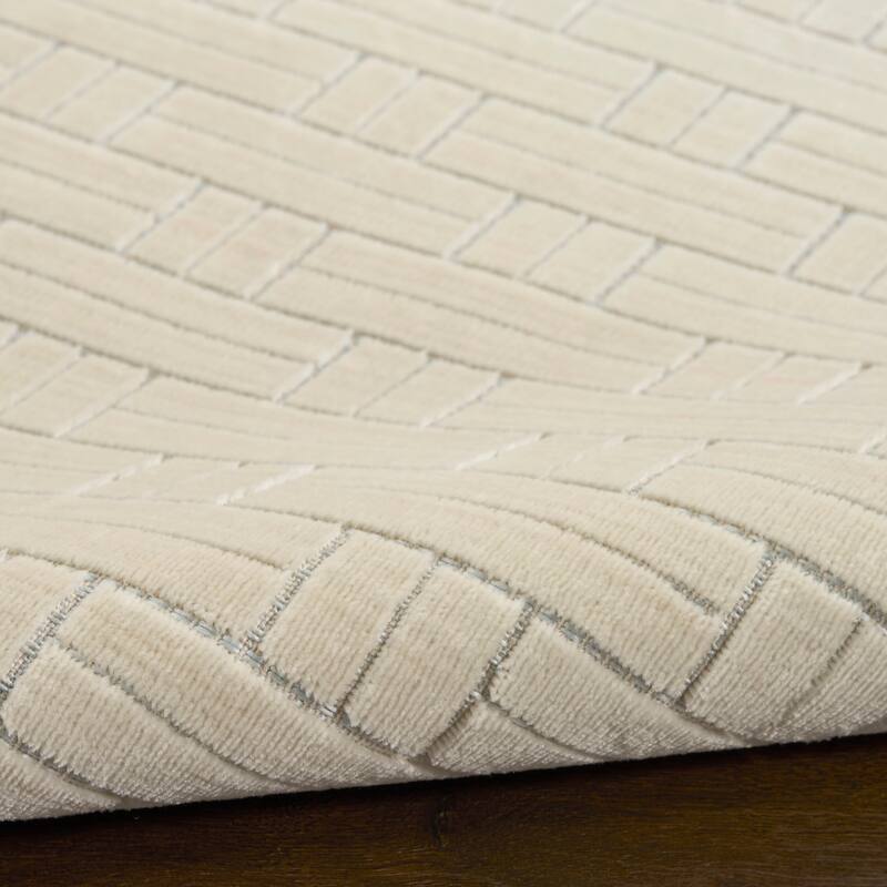 Nourison Washable Charm Indoor only Modern Geometric Area Rug