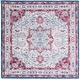 preview thumbnail 51 of 115, SAFAVIEH Brentwood Vessie Traditional Oriental Rug 6'7" x 6'7" Square - Ivory/Red