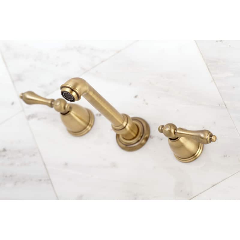 Kingston Brass English Country 3-Hole Wall Mount Roman Tub Faucet