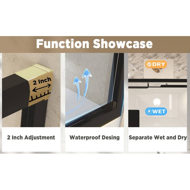 Double Sliding Shower Door