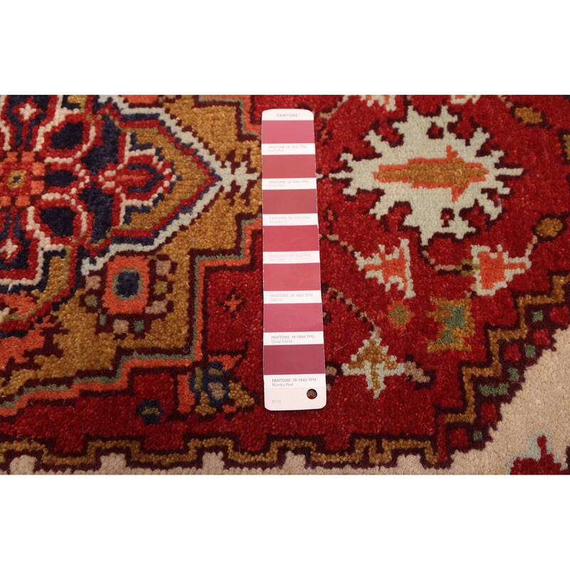 ECARPETGALLERY Hand-knotted Serapi Heritage Red Wool Rug - 2'5 x 14'1