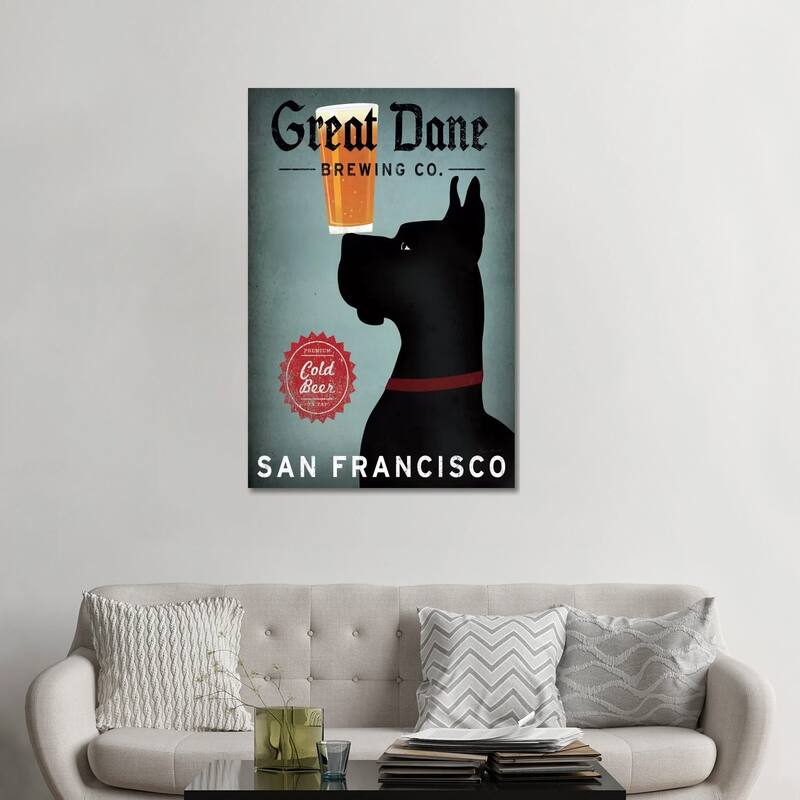 iCanvas "Great Dane Brewing Co." by Ryan Fowler Canvas Print - 48x32x1.5
