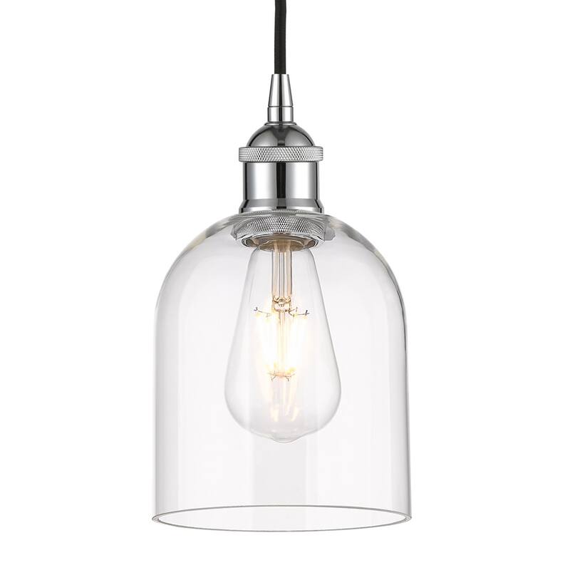 Innovations Lighting 616-1P 10 6 Bella Pendant Bella 6" Wide Cord-Hung - Polished Chrome / Clear