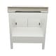 preview thumbnail 78 of 146, Nevado 37" Bathroom Vanity with Cultured Marble Vanity Top Sink in White with White Basin