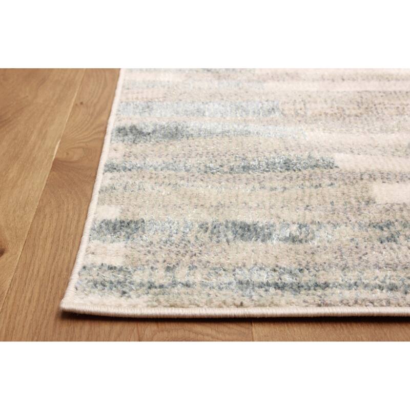 ECARPETGALLERY Machine Woven Kalliope Beige Area Rug