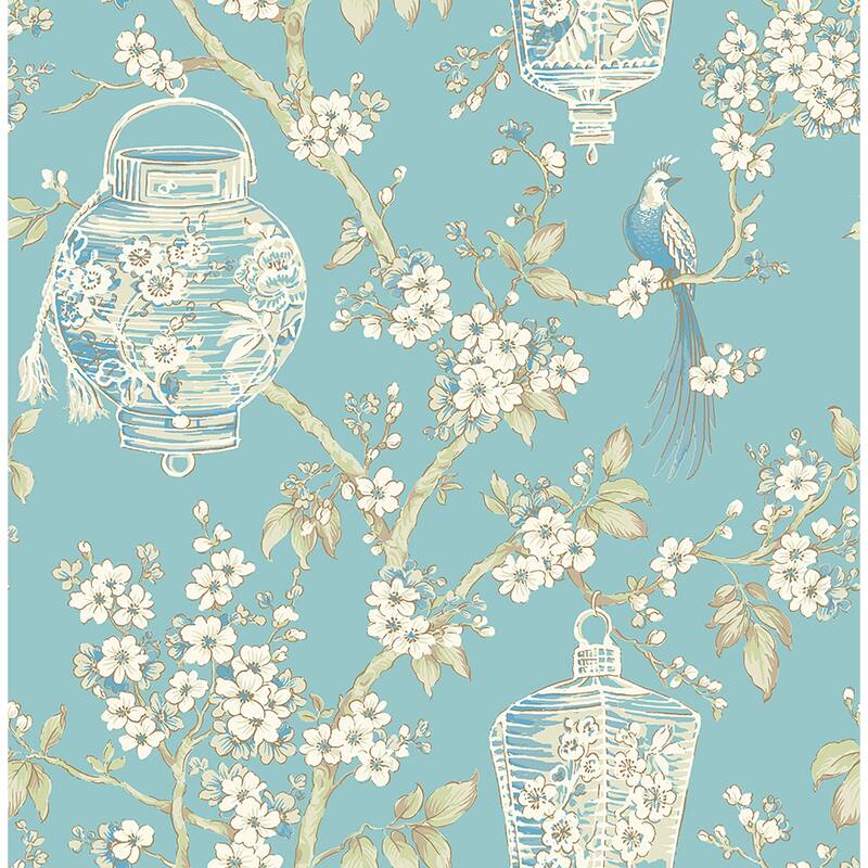 Eureka, Serenity Lanterns, 33 FT. L x 20.5In. W Wallpaper Roll
