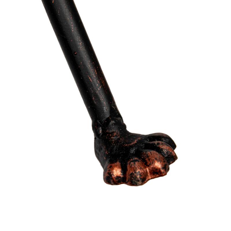 Rectangular Metal Side Table with Unique Claw Sole Feet