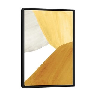 iCanvas "Yellow Tone Art" by Whales Way Framed Canvas Print - Bed Bath ...