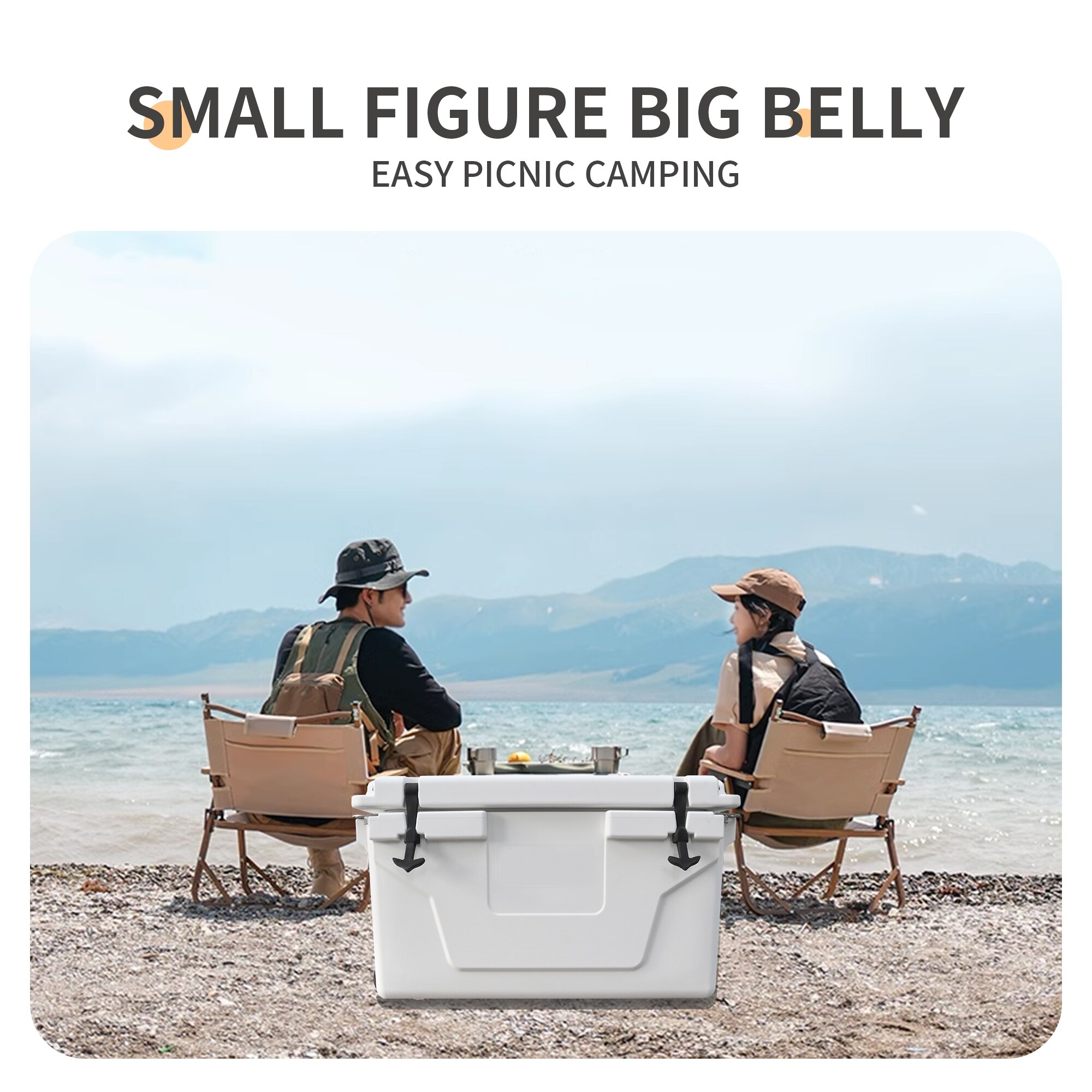 Fishing cooler with wheels top