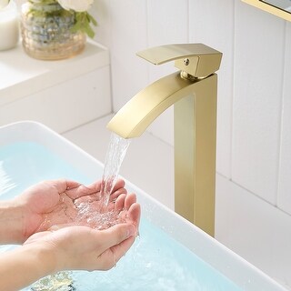 Bathroom Faucet for Bathroom Sink, Single Hole Bathroom Faucet Modern Single Handle Vanity Basin Faucet