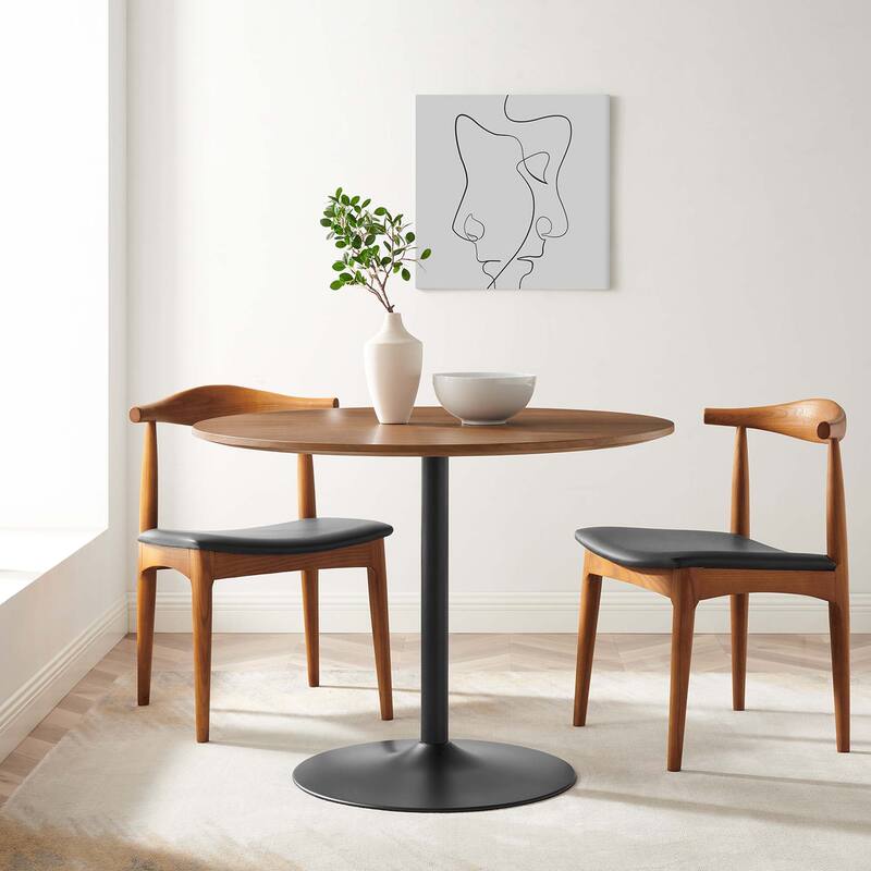 Amuse 40" Dining Table - Black Walnut