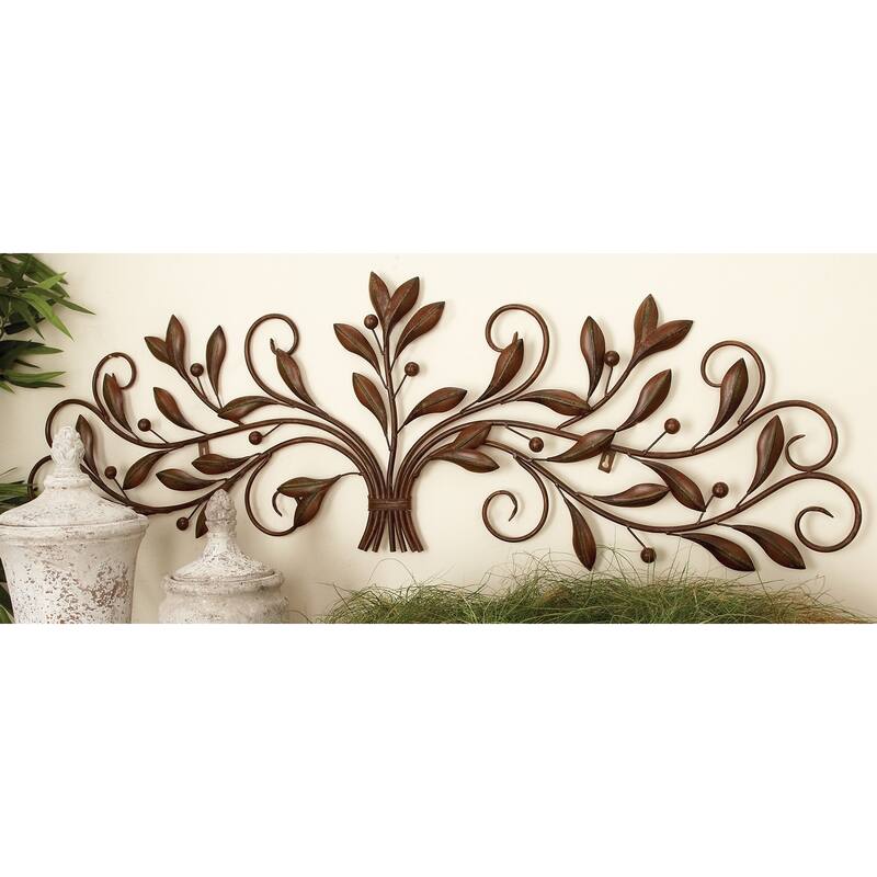 Blue Iron Traditional Wall Decor Floral and botanical