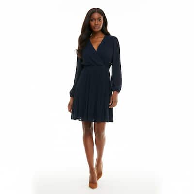 Nanette Lepore Long-Sleeve Wrap Dress