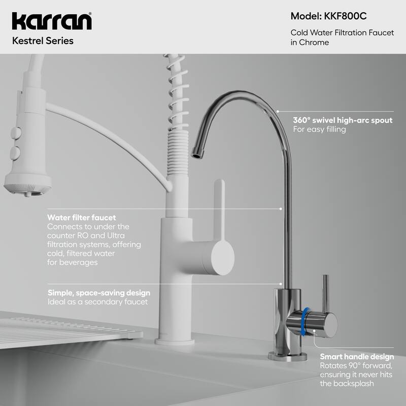 Karran Kestrel Single Handle Beverage Faucet