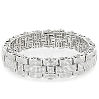 Diamond Men S Bracelets Shop Online At Overstock