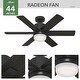 preview thumbnail 22 of 32, Hunter 44" WiFi Radeon Ceiling Fan with LED Light Kit and Wall Control - SMART FAN!