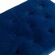 preview thumbnail 8 of 74, Upholstered Tufted Velvet Ottoman, Modern End of Bed Bench with Golden Metal Frame, Entryway Footrest Stool