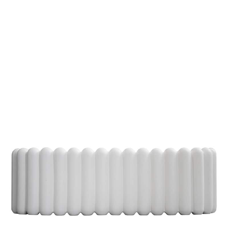 Mist oval Large - white - White