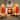 Set of 2 Lighted Santa Hat Style Christmas Tree, 4ft Artificial Tree with Warm White Lights