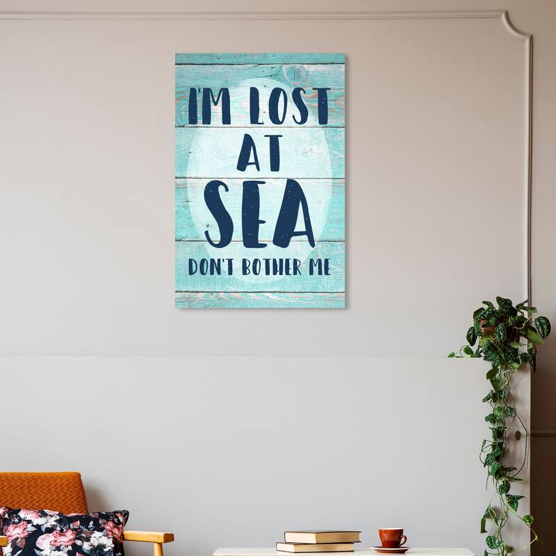 Wynwood Studio Canvas Nautical and Coastal Lost at Sea Green and Mint Green Nautical & Coastal Wall Art Canvas Print - 30 x 20