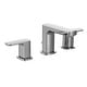 preview thumbnail 1 of 4, Moen Rizon Double-Handle Widespread Low Arc Bathroom Faucet Chrome
