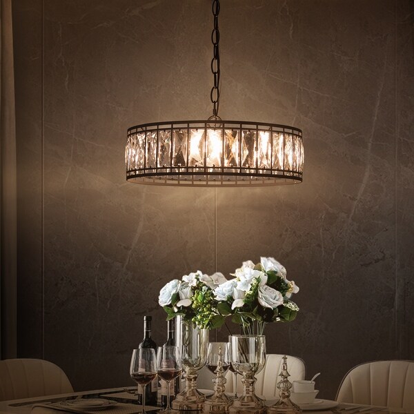 Black drum best sale chandelier