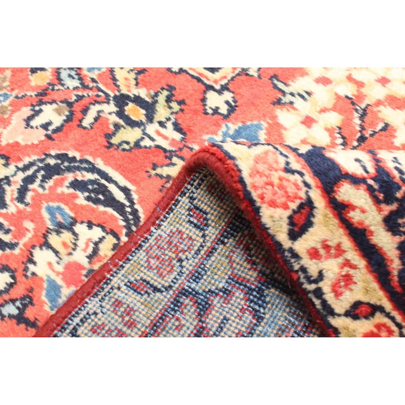 ECARPETGALLERY Hand-knotted Anadol Red Wool Rug - 4'3 x 6'11
