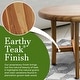 preview thumbnail 18 of 19, EcoDecors Shoji EarthyTeak Teak Wood Shower Stool