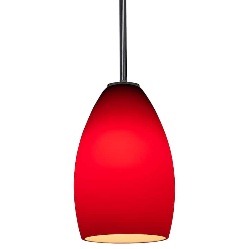 Access Lighting Janine 1 Light Mini Pendant - Oil Rubbed Bronze / Red