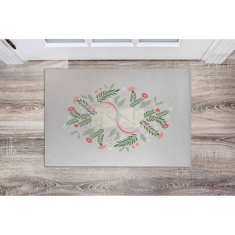 PEACE DOVE GREY Doormat By Kavka Designs Bed Bath & Beyond 39852270