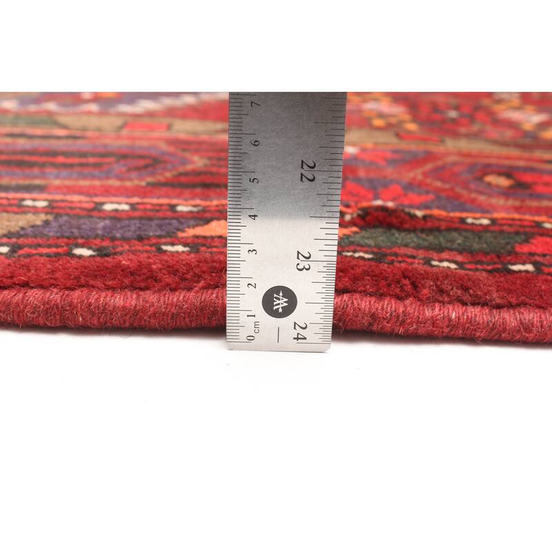 ECARPETGALLERY Hand-knotted Andelz Red Wool Rug - 4'2 x 6'7