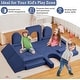 preview thumbnail 15 of 22, 22Pcs Modular Kids Play Couch, Toddler Play Foam Convertible Couch, Floor Sofa for Children for Playroom Bedroom