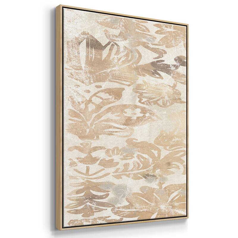 Walnut Damask II - Multi Piece Framed Canvas
