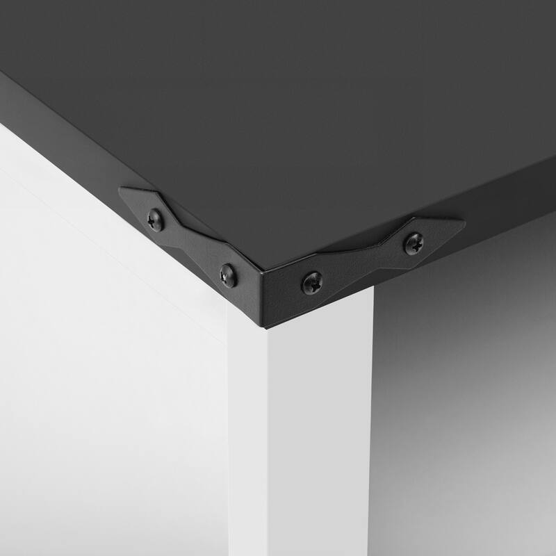 Modern 4-Door Sideboard Buffet with Power Outlets & USB Ports