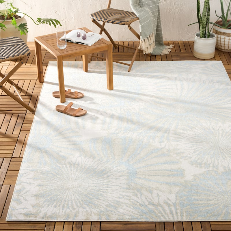 TOMMY BAHAMA Shibori Summer Tie Dye Indoor Outdoor Area Rug, Tie Dye Modern Design, UV Fade Resistant
