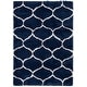 preview thumbnail 114 of 122, SAFAVIEH Hudson Shag Ogee Trellis 2-inch Thick Area Rug 5'3" x 7'6" - Navy/Ivory