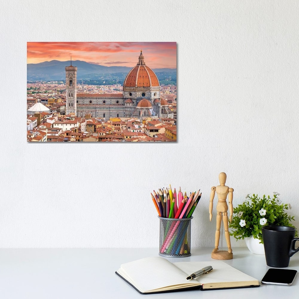iCanvas "Il Duomo Florence Sunset,Italy" by Susanne Kremer Canvas Print