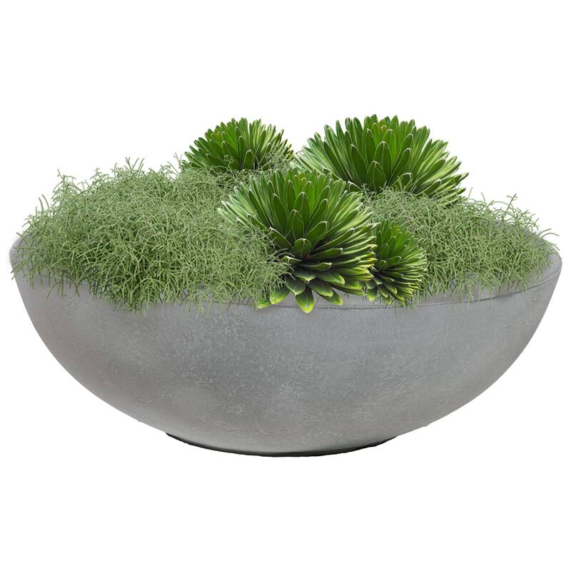 Sunnydaze Percival Outdoor Double-Walled Flower Pot Planter - 20.75"