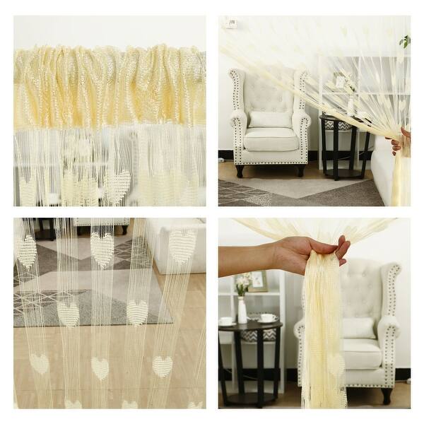 Shop String Curtain Fringe Panel 39 X 79 W H Decorate