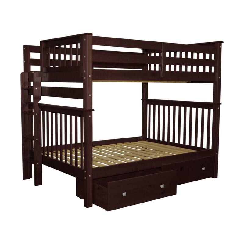 Taylor & Olive Trillium Full over Full Bunk Bed, 2 Drawers