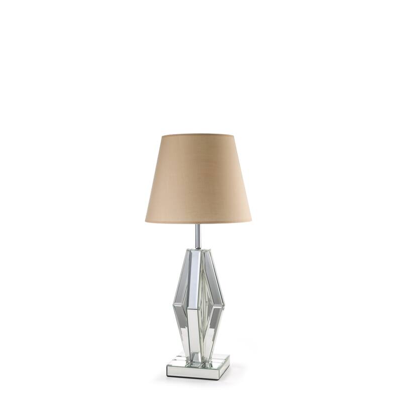 Decor 26 in. Tan Table Lamp