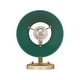 preview thumbnail 3 of 1, Yep by Golden Lighting Orwell 1-light Wall Sconce in Brushed Champagne Brass and Pine Green shade